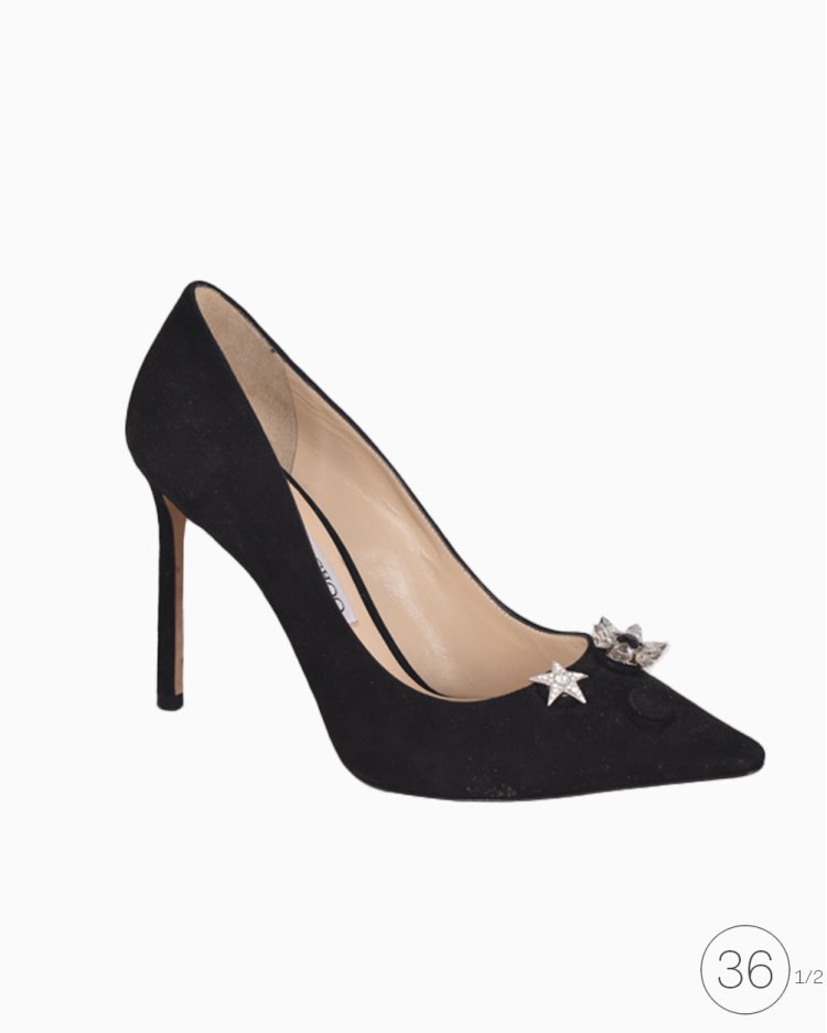 Scarpin Jimmy Choo Original Estrelas Preto feminino